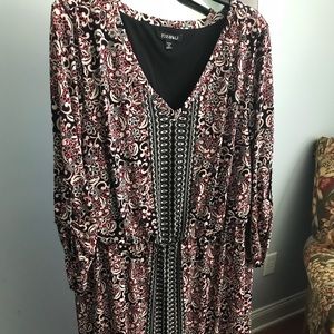 Soft knit dress by Roz & Ali 2X